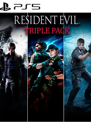 3 JUEGOS EN 1 RESIDENT EVIL TRIPLE PACK 4,5,6 PS5